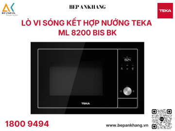 Lò vi sóng kết hợp nướng Teka ML 8200 BIS BK - Xuất xứ Bồ Đào Nha